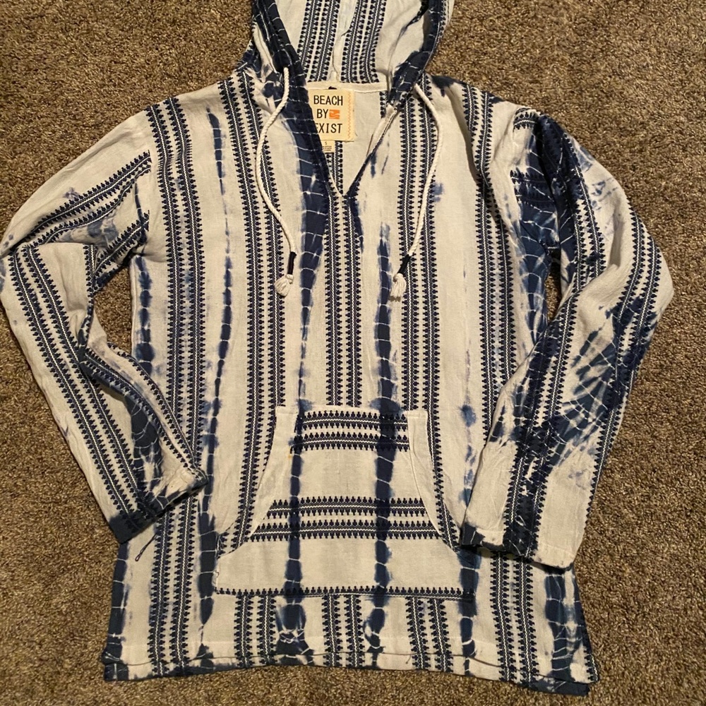 Tie dye hoodie/poncho